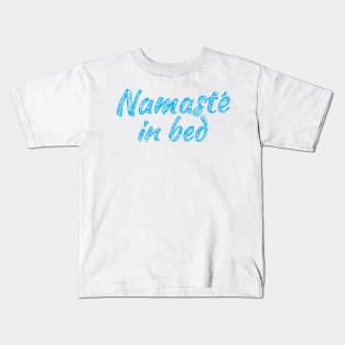 namaste_blue Kids T-Shirt